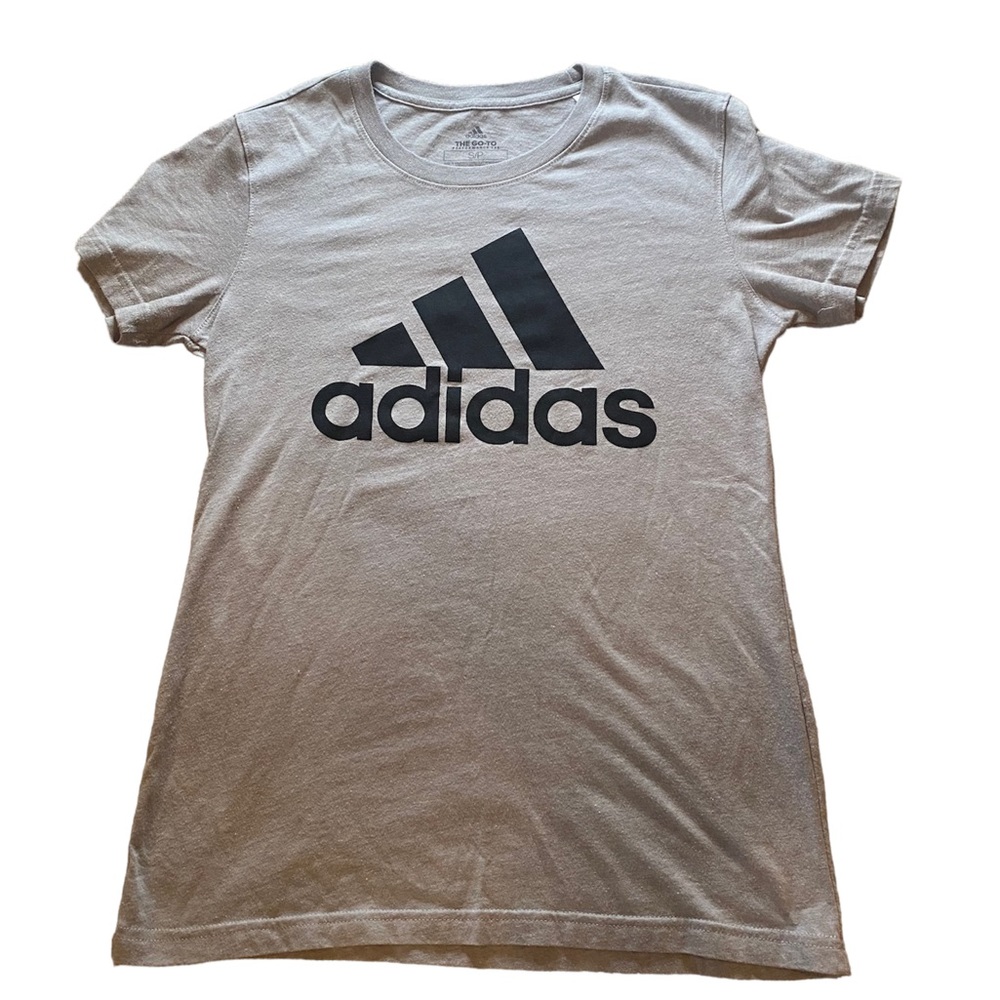 Adidas Performance Gray Tee.  Boys Size S/P